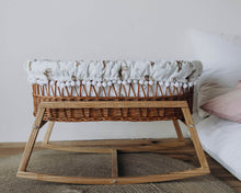 Load image into Gallery viewer, Moses basket with rocking stand
